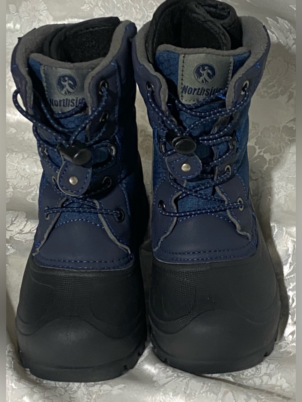 Northside Kids Waterproof Winter Snow Boots Toddler Size 12 Blue Black Insulated